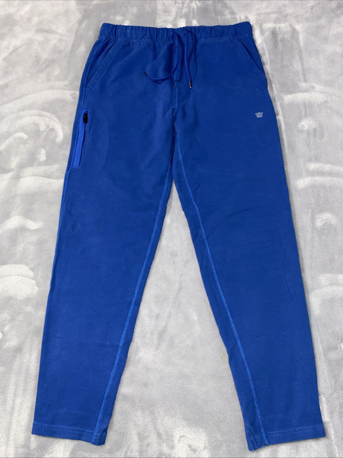 Mack Weldon For Daily Wear Jogger Sweatpants Blue Mens Medium Stretch Pants