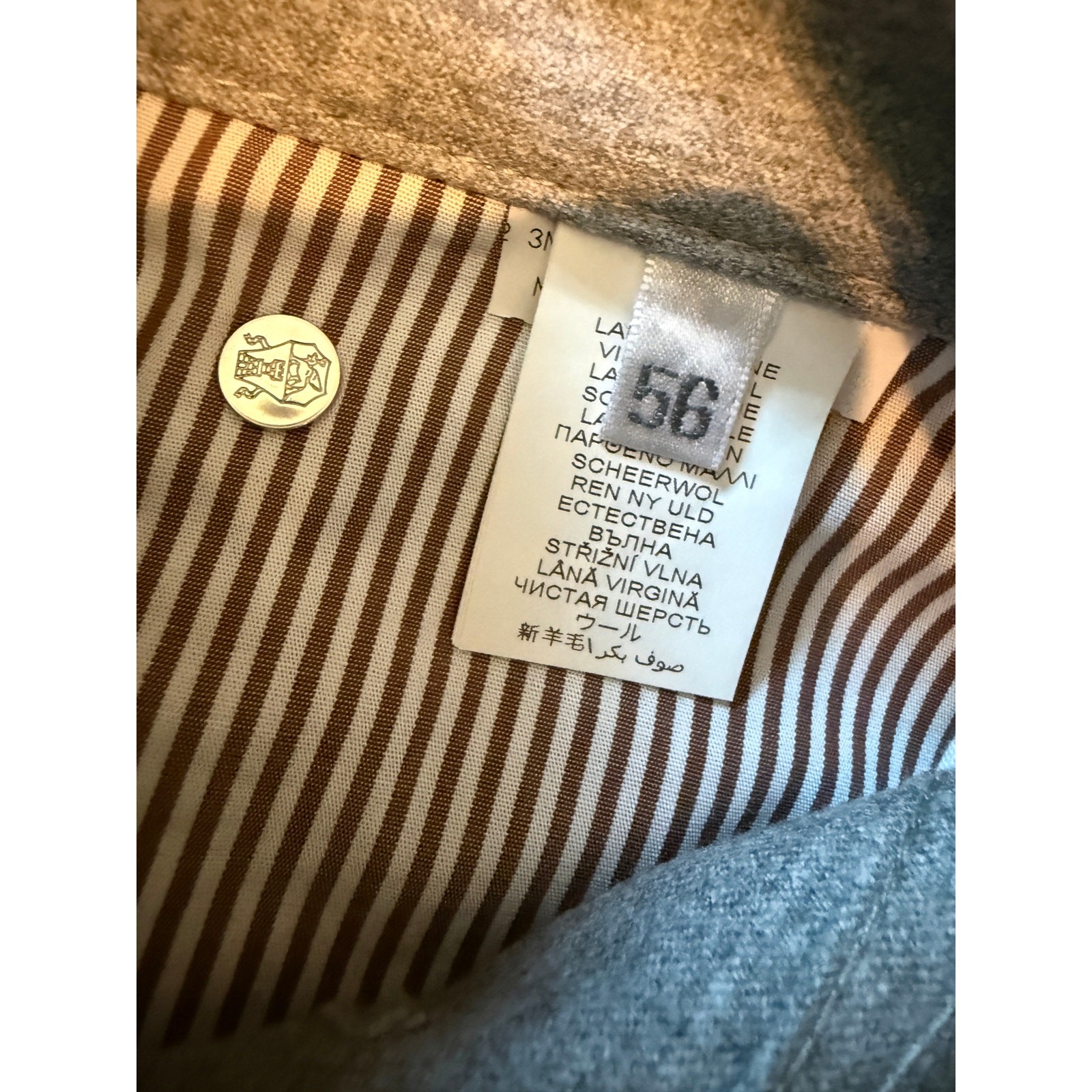 Brunello Cucinelli Gray 5-Pocket Wool Pants Men’s 56 IT US 40×33