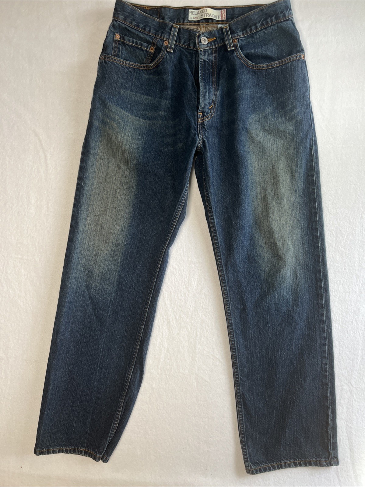 Levi’s 559 Men’s Jeans 32 Relaxed Fit Straight Leg 100% Cotton Medium Wash Blue