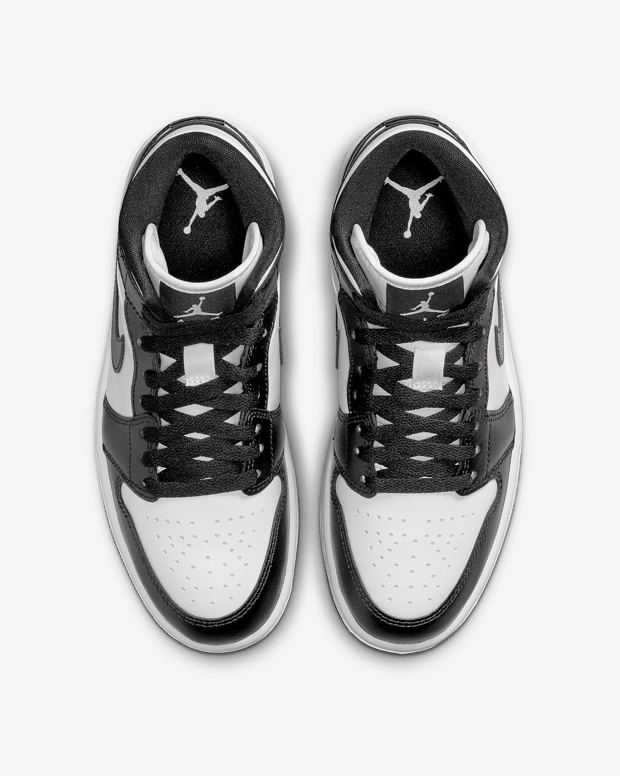 NIKE Jordan 1 Mid Women White/Black-Panda Mid DV0991-101 11.5 – White/Black-pand