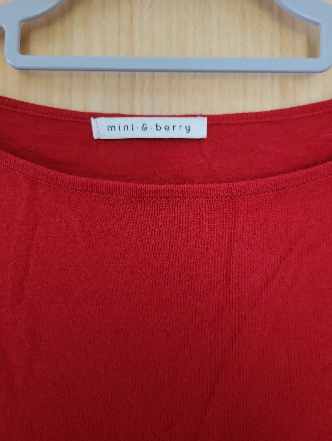New Womens ‘Mint & Berry’ Beautiful Red & Black Slit Dress Size Small