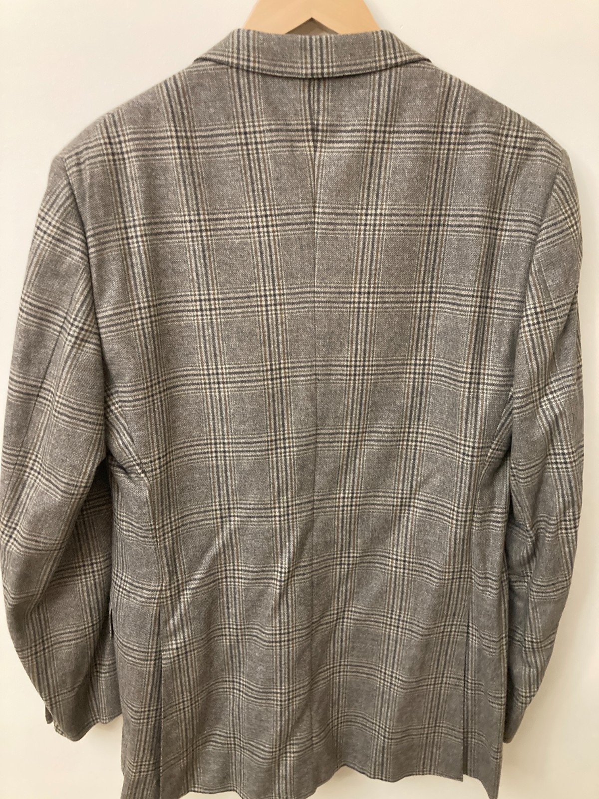 VGUC Ermenegildo Zegna Sport Coat Neutrals Wool/Cashmere IT54/52