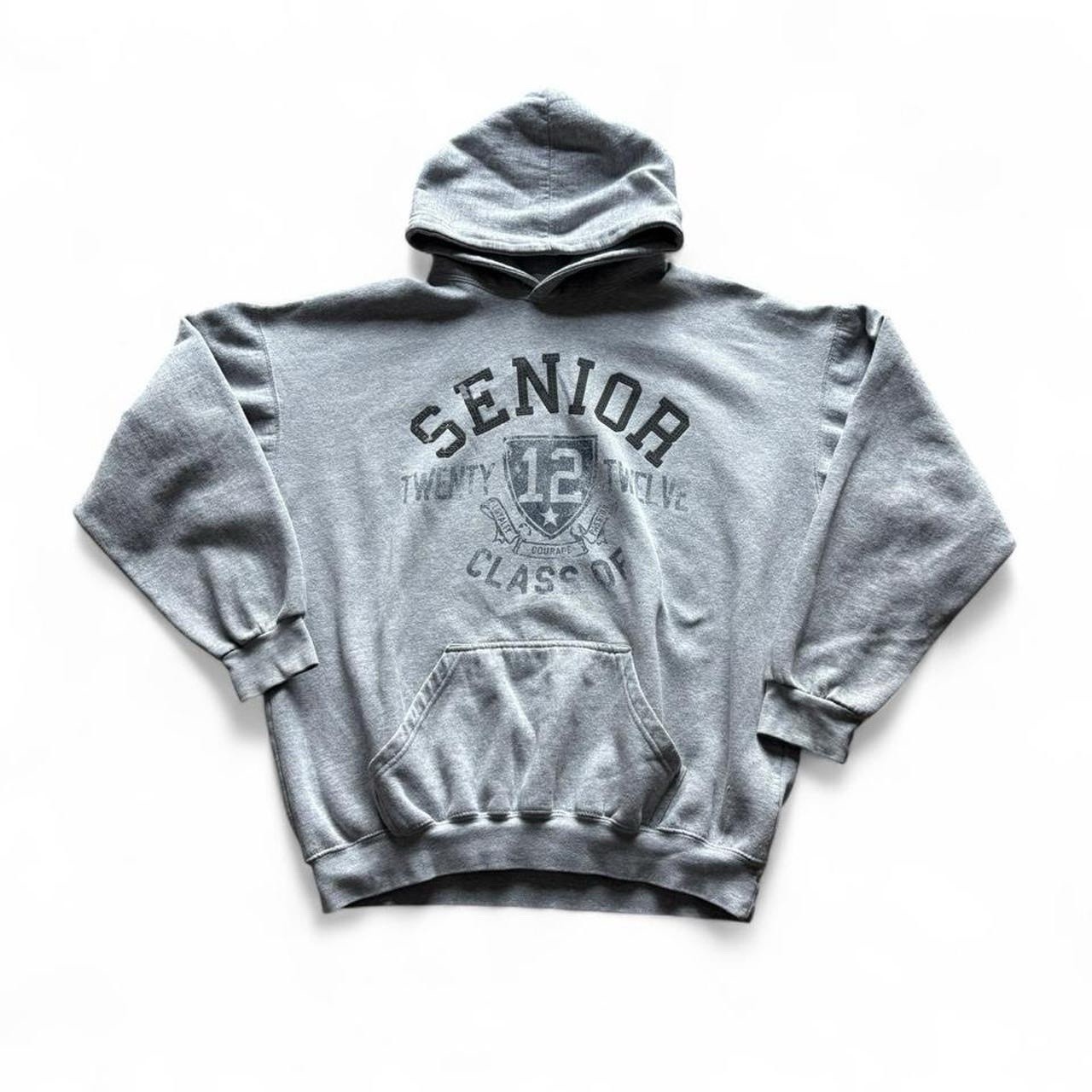 Grey Senior Class of 2012 Hoodie Comfy Sweatshirt for Unisex Adults/Teens