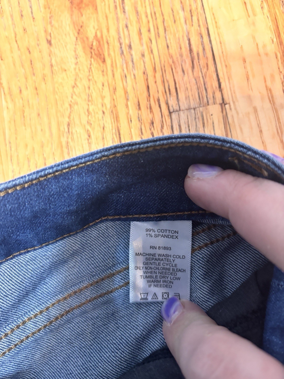 Isaac Mizrahi Jeans Denim Medium Wash 18 Petite 99% Cotton 1% Spandex