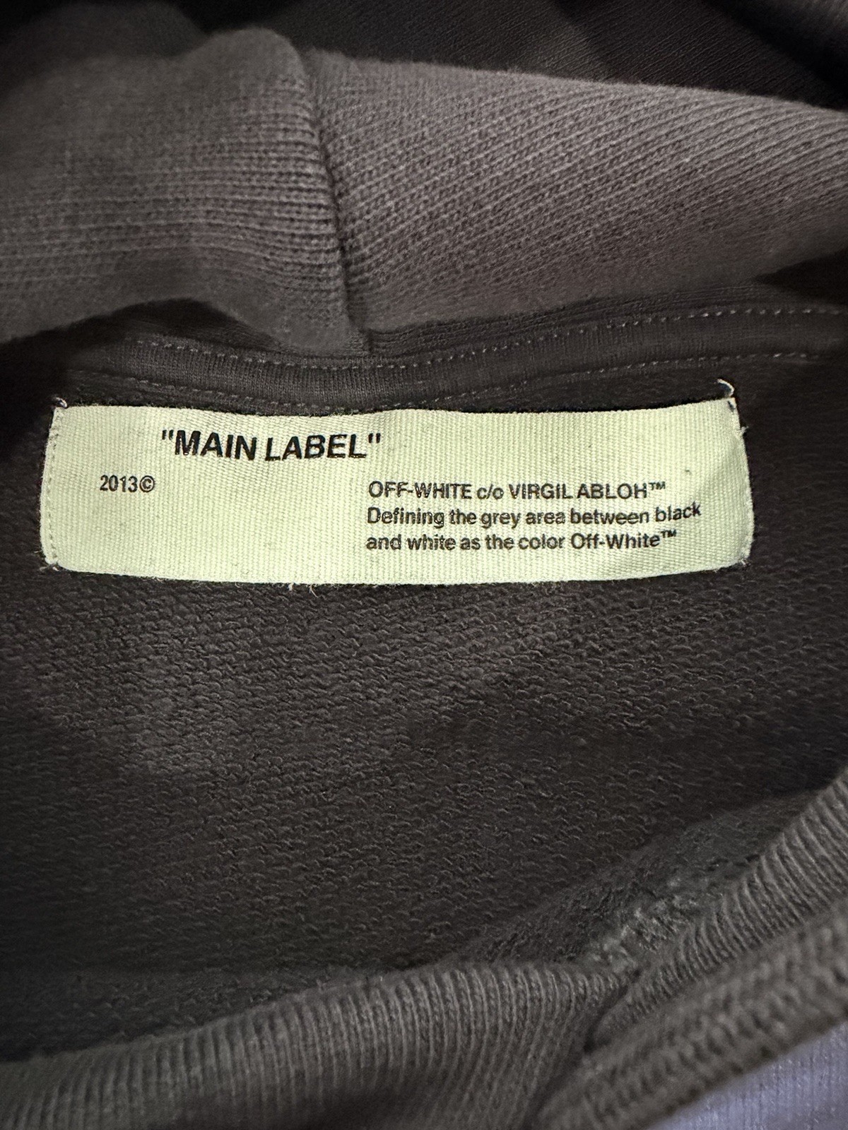 Off White Virgil Abloh Seeing Things Caravaggio Hoodie Mens XL w COA Authentic!