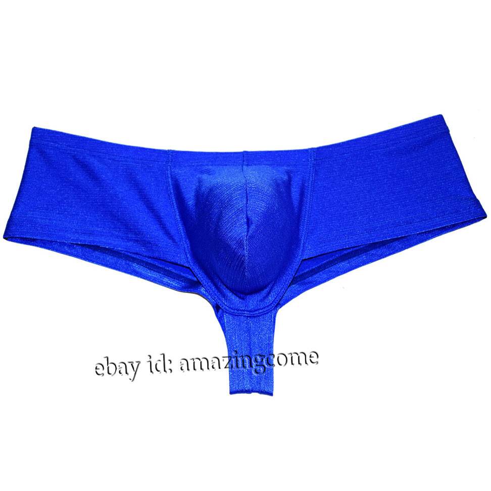 Men’s Liquid Cheeky Boxer Briefs Underwear Male U-briefs Brazilain Bikini Trunks