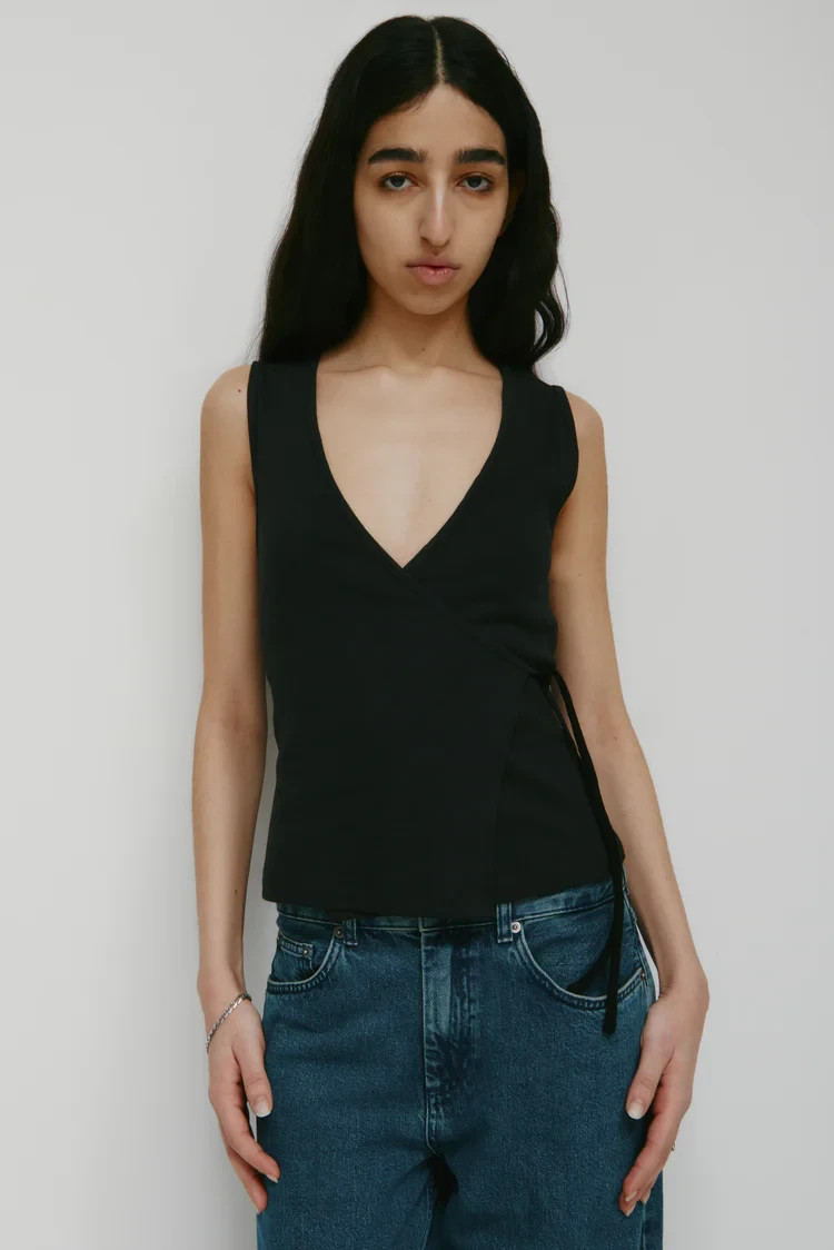 Women’s Wrapped Tank, Kotn, size S&M