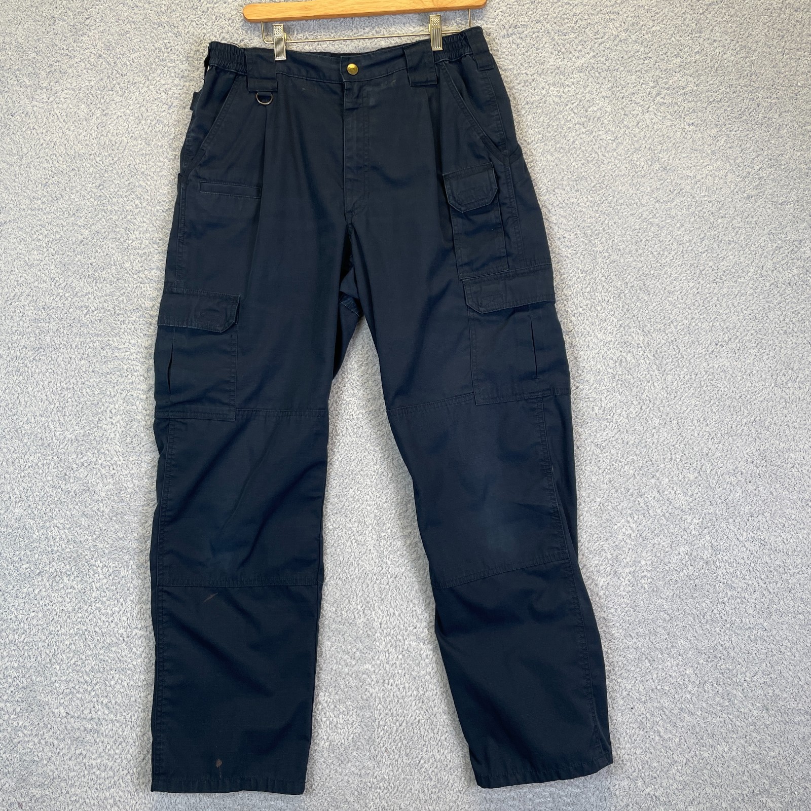 5.11 Tactical Taclite Pro Ripstop Regular Fit Pants 34×32 Navy Blue Workwear