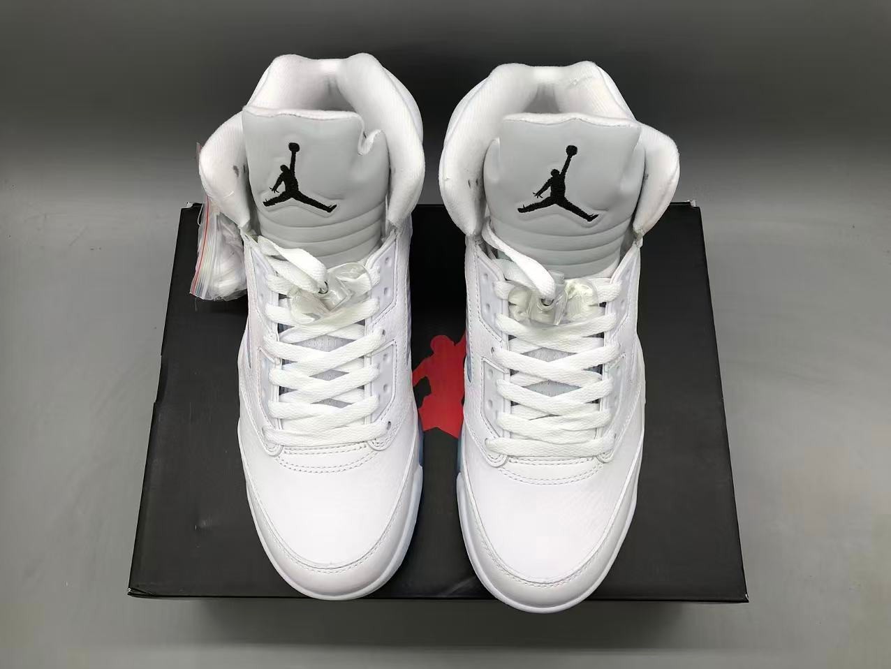 Jordan 5 Retro ‘White Metallic’ 2026 Men’s Basketball Shoes High Top