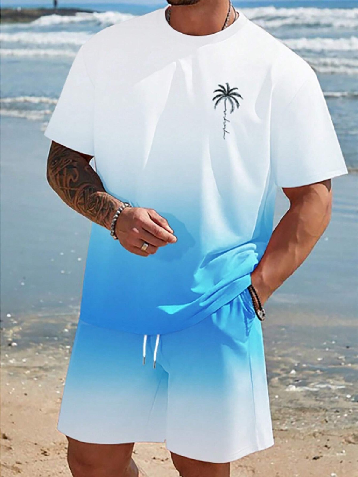Men’s Short And Short Sleeve Set Up To 6X