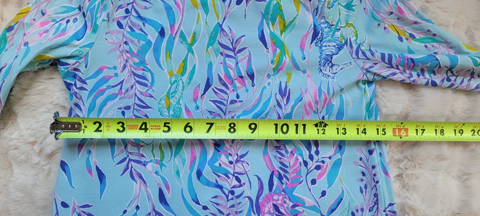 Lilly Pulitzer Womens Ophelia Blue Oasis Swing Dress Size XXS