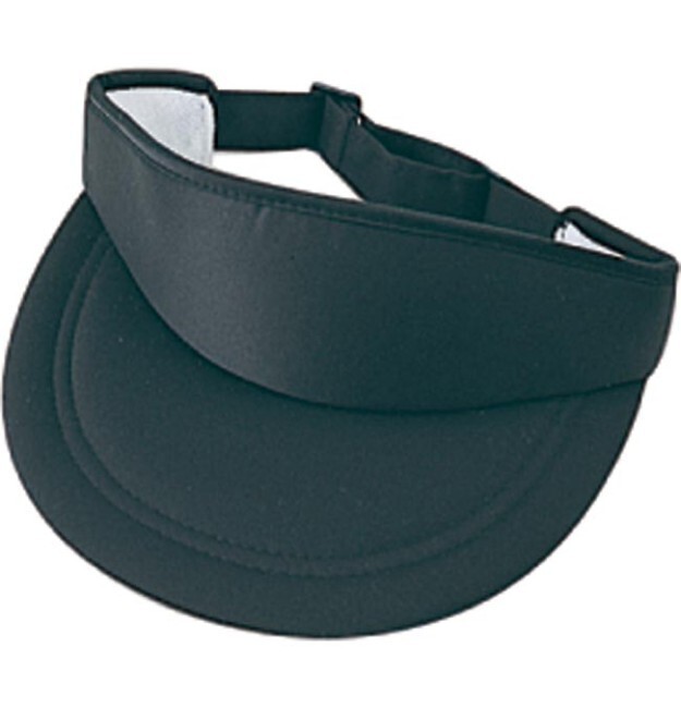 Poly VISOR Foam Polyester Terry Cloth Lining w/ Adjustable Strap Plastic Buckle