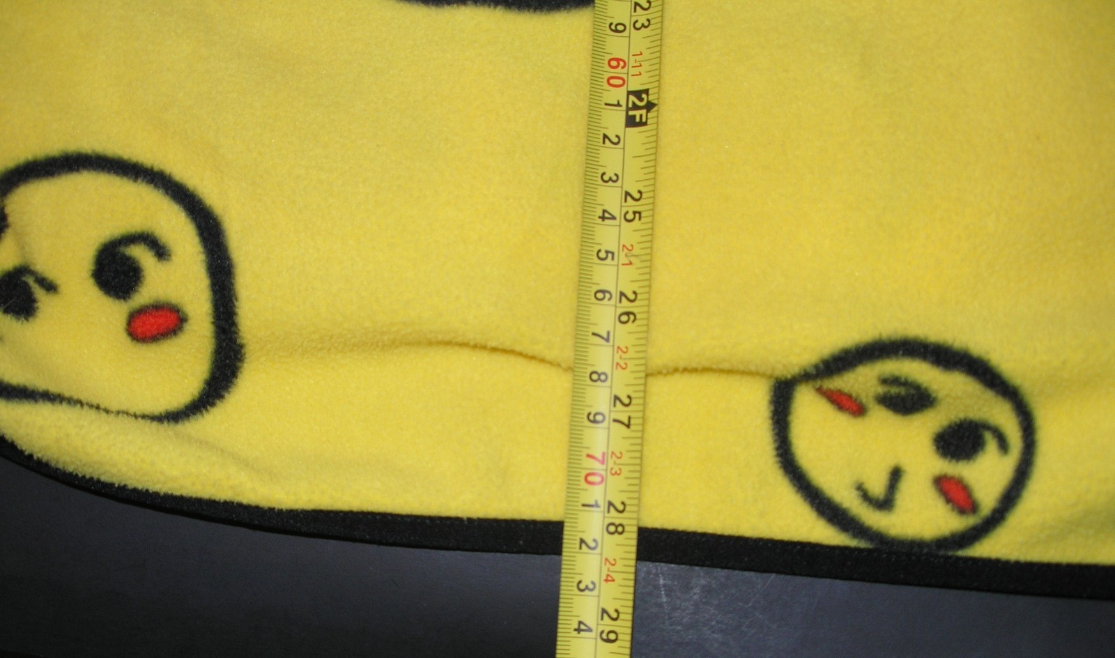 Atsuki Cowboy Bebop Ed Hack Smiley Face Fleece Jacket UNISEX XL