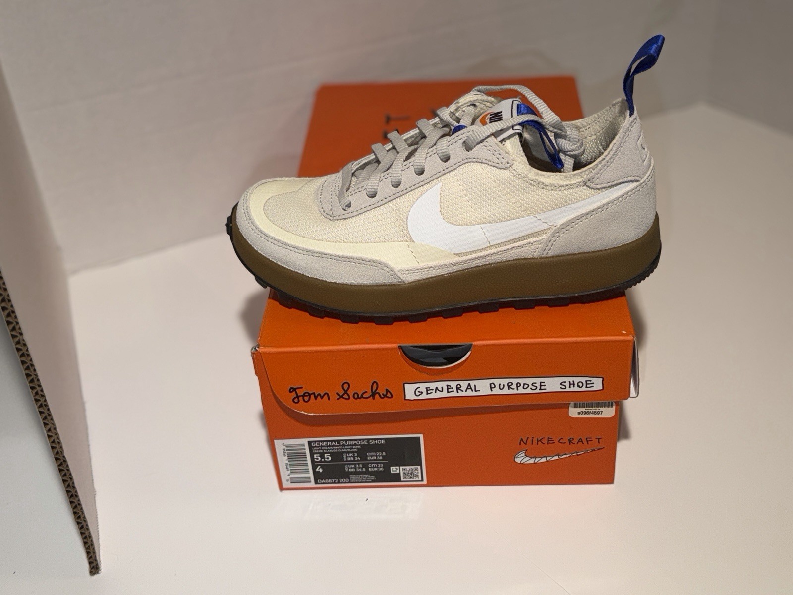 Nike x Tom Sachs General Purpose | W 5.5 | Light Cream/Light Bone LOW PRICE