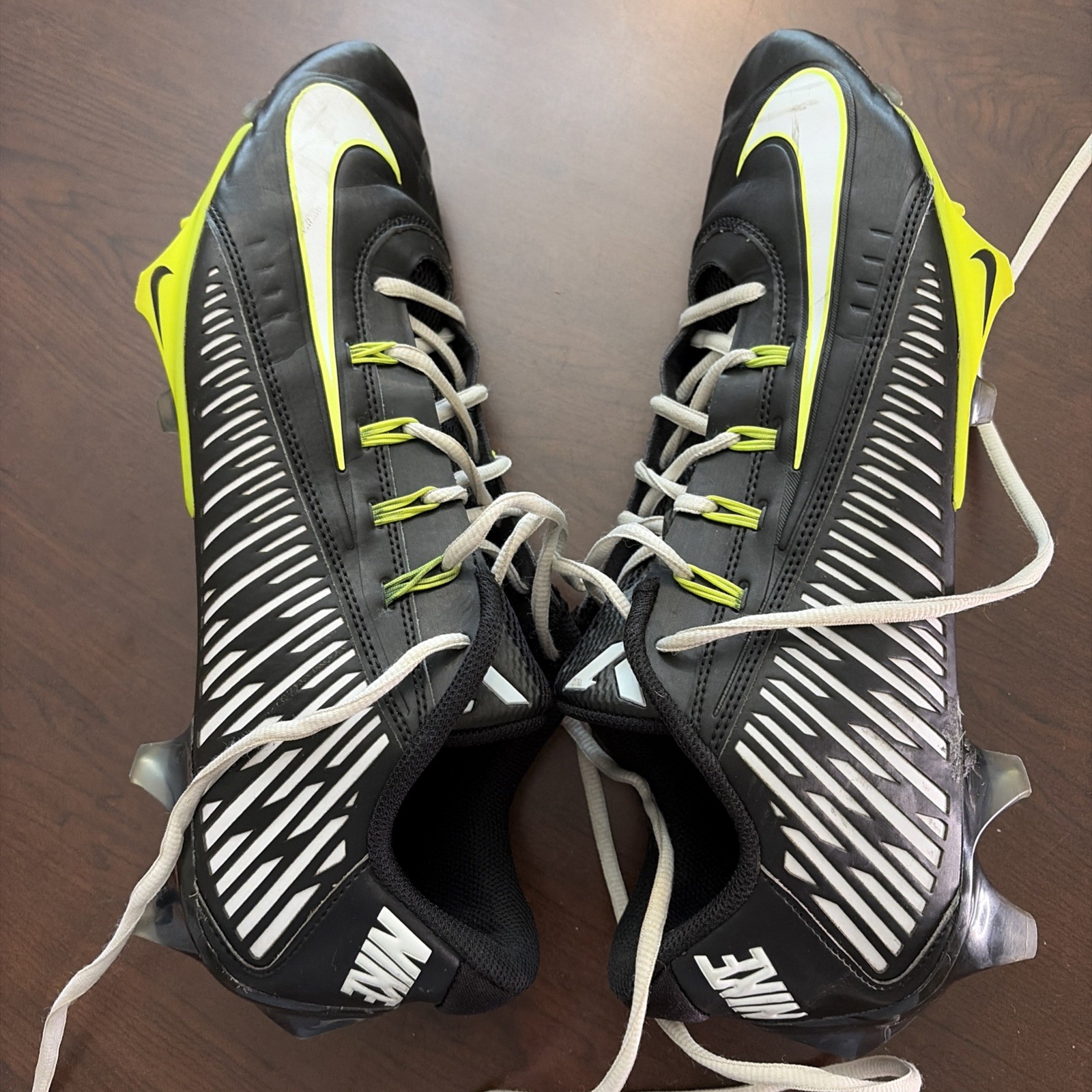 Nike Vapor Edge 360 VC “Black Volt” Men’s Size 11.5 Football Cleats