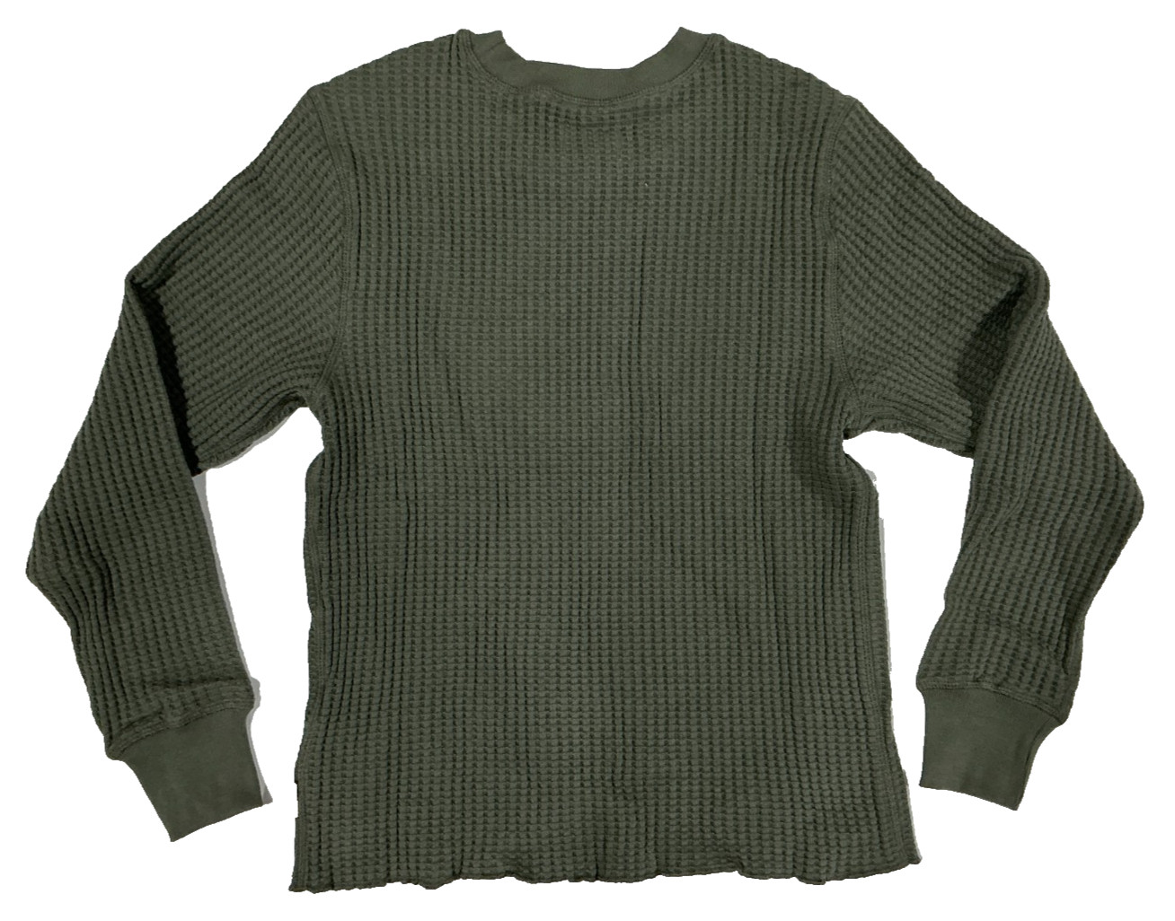 MATE Organic Waffle Crew Top Womens Small 100% Organic Cotton NWT JPR W2005