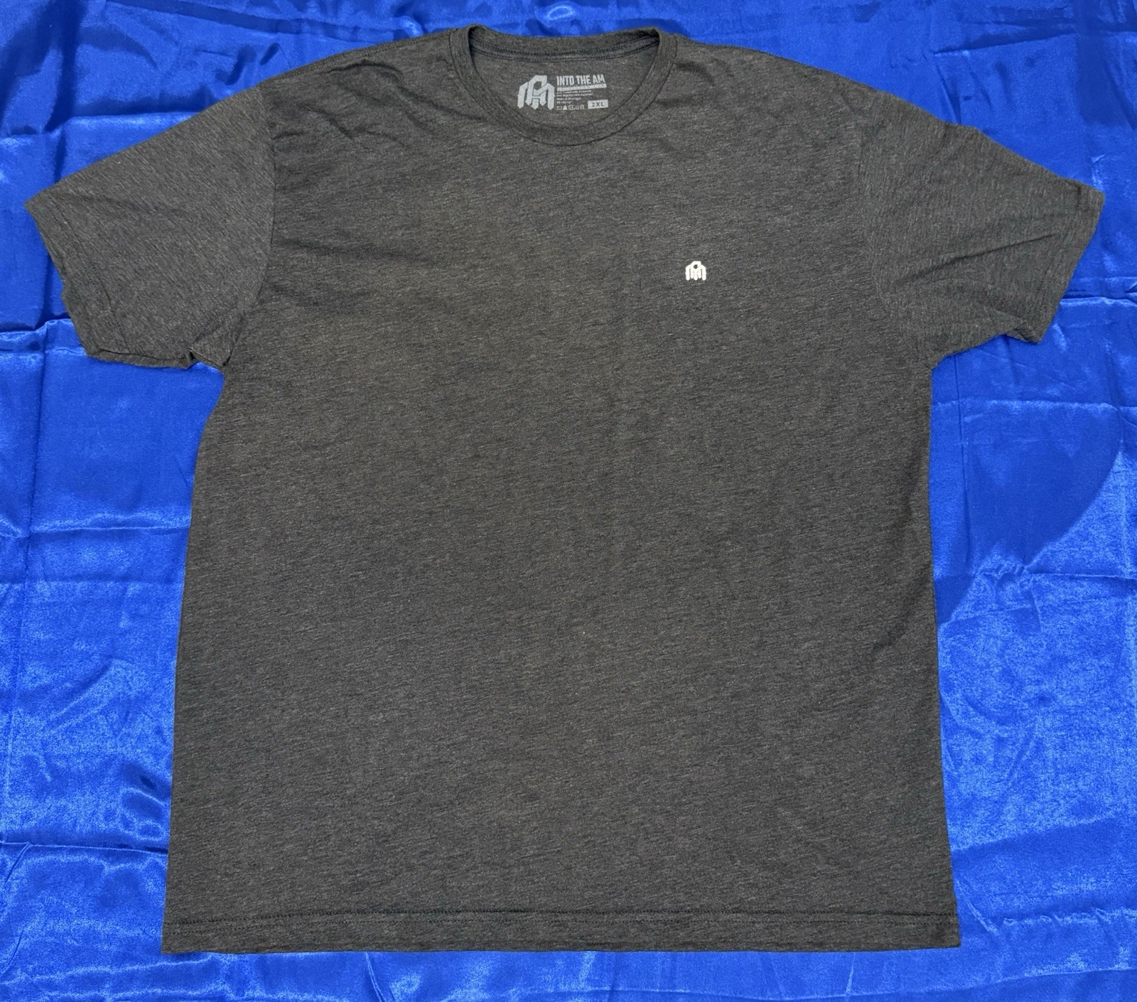 INTO THE AM Men’s Charcoal Gray Premium Crewneck T-Shirt – 2XL