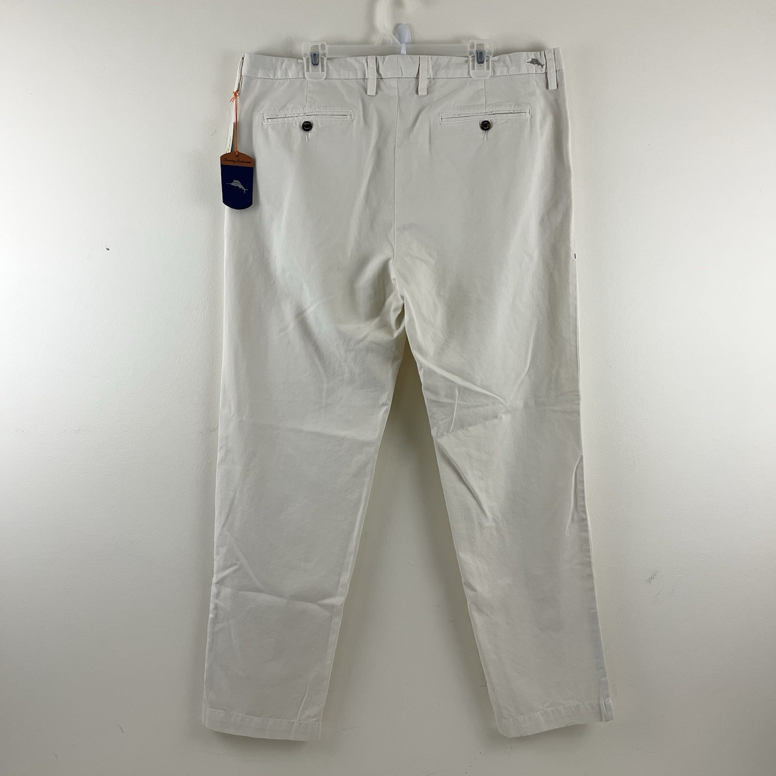 Tommy Bahama Island Chino Mens 40×32 5 Pocket Pant Bleached Sand T110638