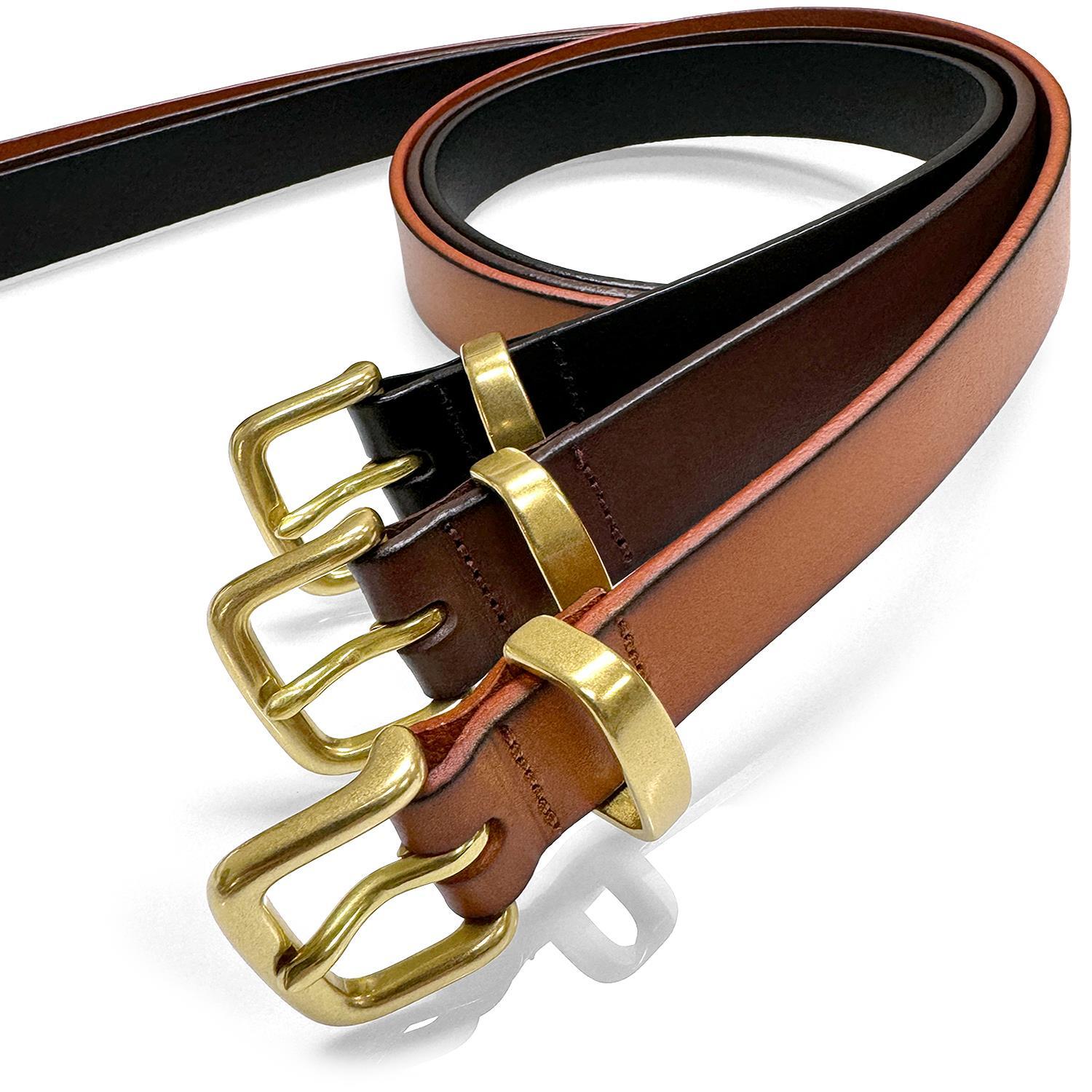 Women’s Dress Belts 100% One Piece Genuine Full Grain Leather Casual Belt