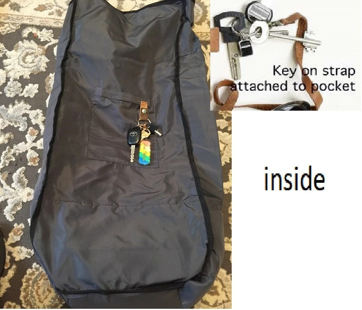 LOT of 3 Backpack BLUE Multifunction Travel Handbag Crossbody Bag 25L Business