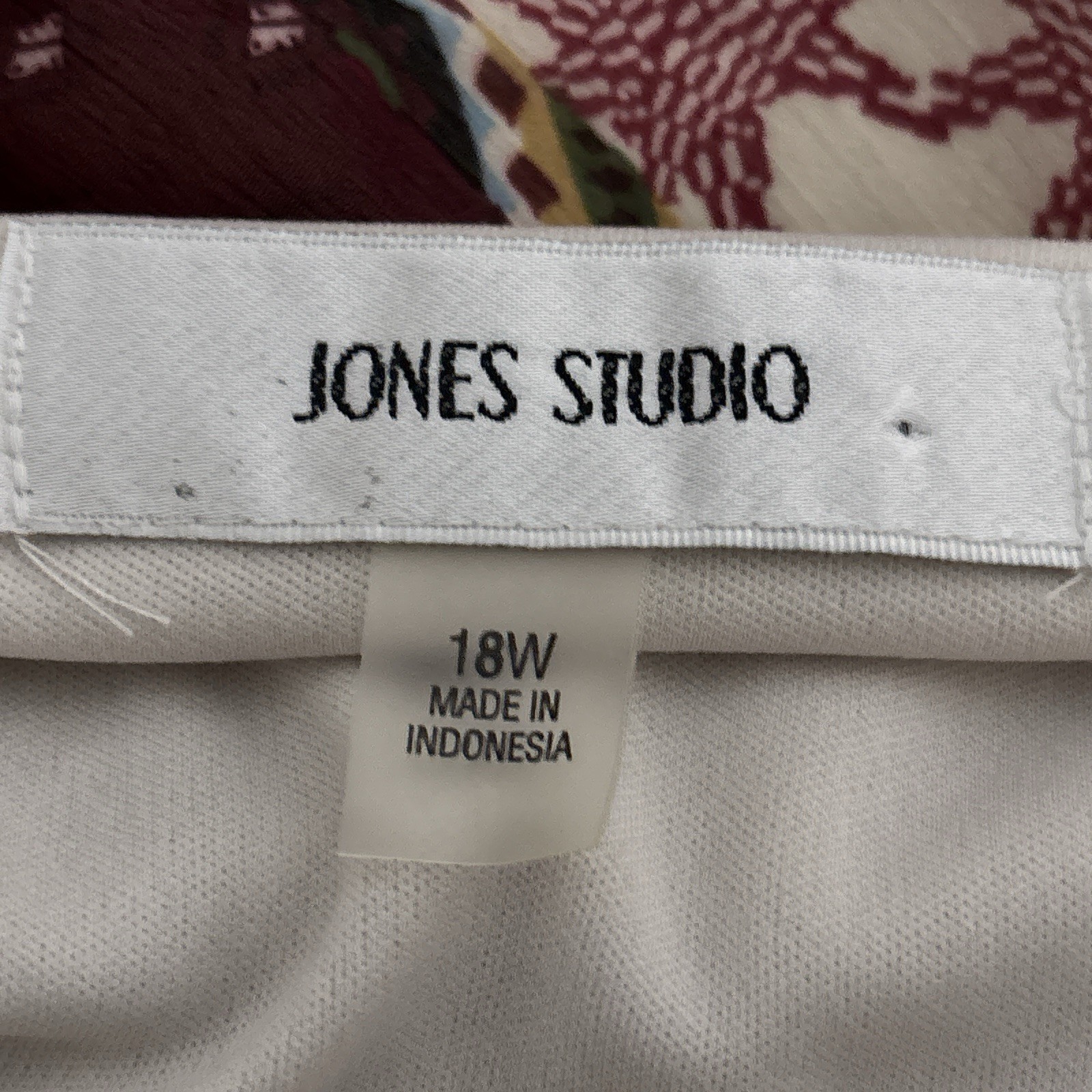 Vintage Jones Studio Dress 18W Red Green Patchwork Tiered Midi Drop Waist y2k