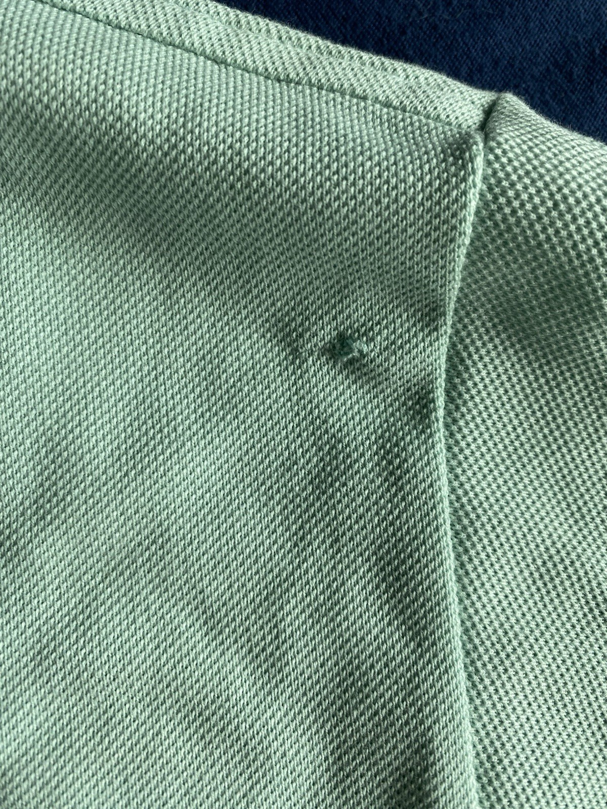 Lacoste Classic Fit Green Solid Cotton Knit Polo Shirt Men’s XXL Short Sleeve