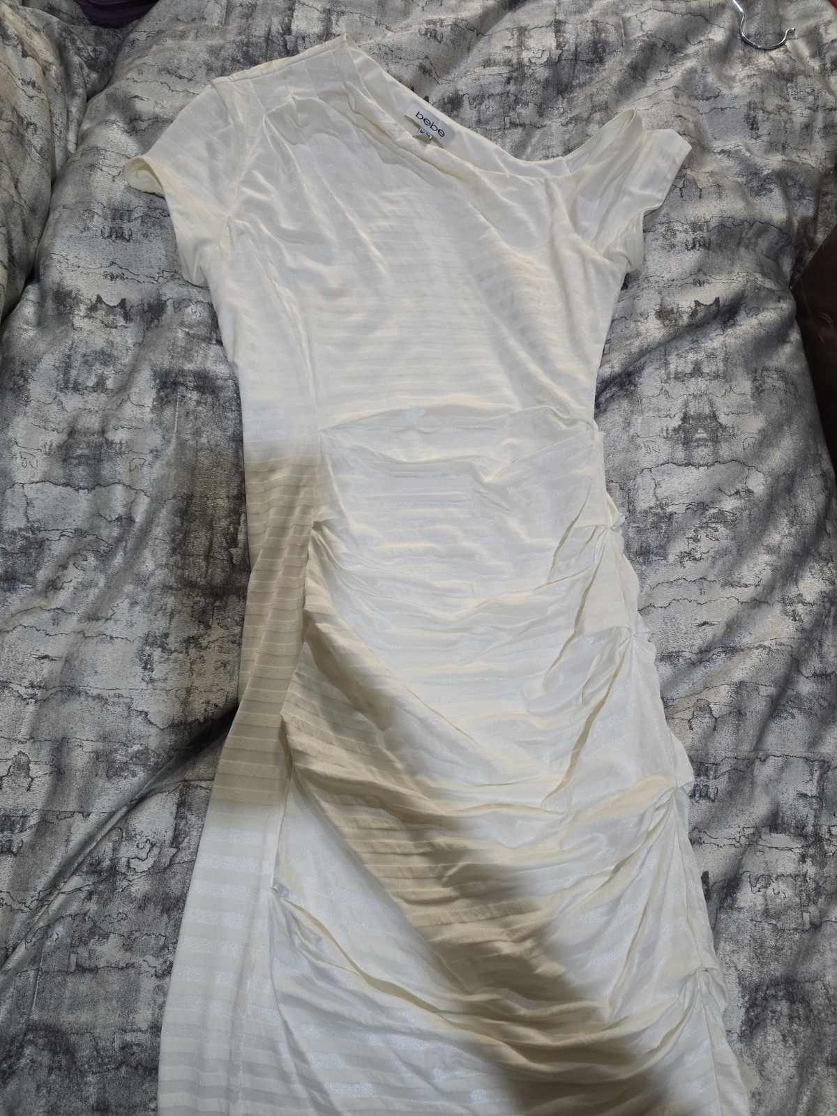 Bebe Ivory Women Dress Size Xs