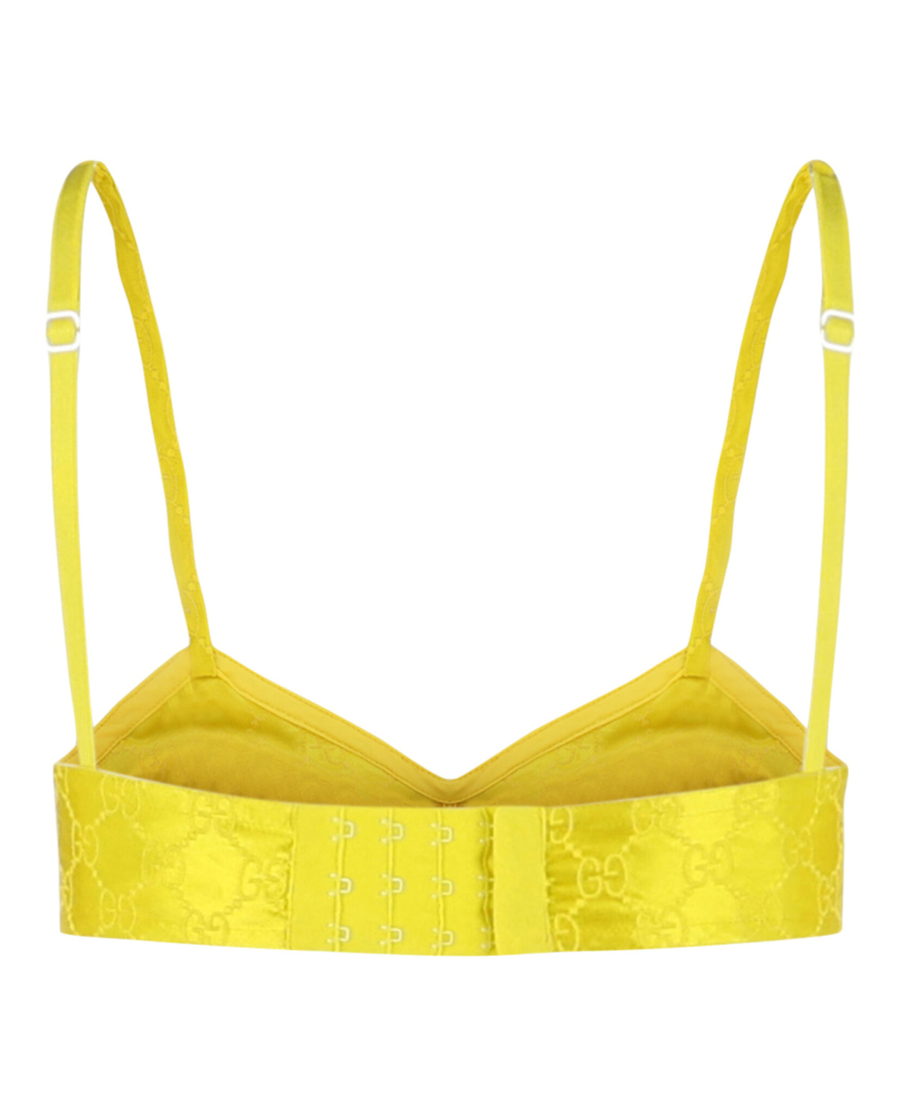 Gucci Womens Embroidered Silk Bra