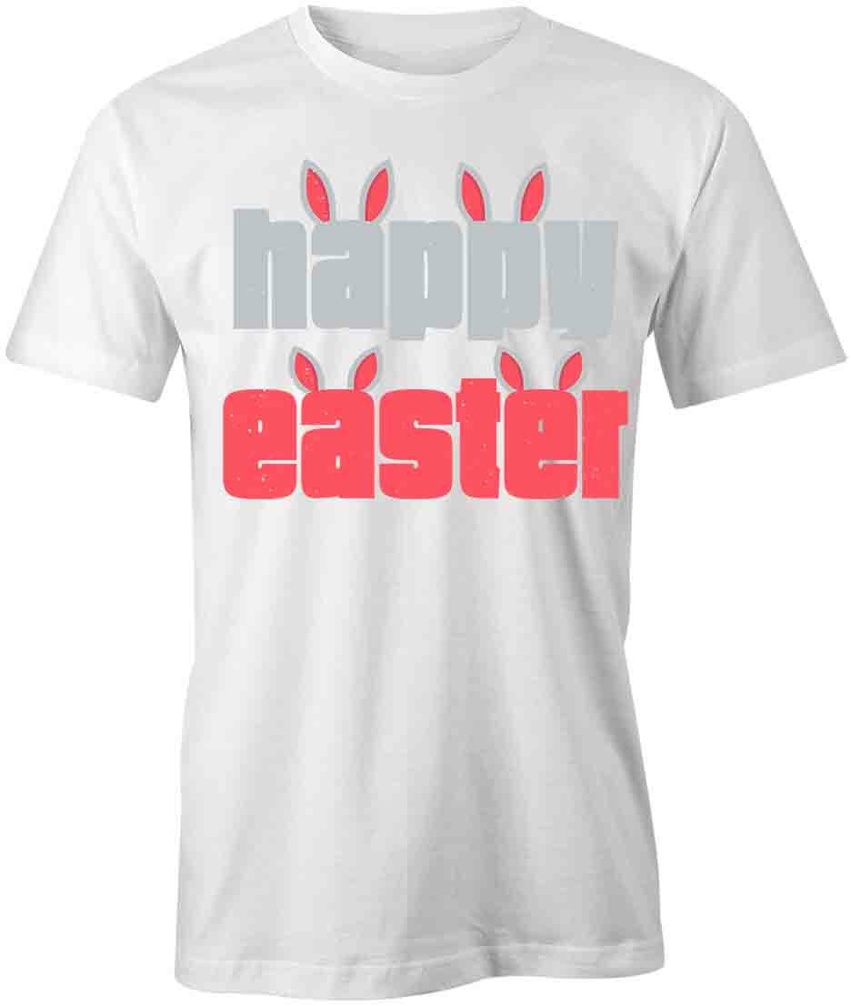 HAPPY EASTER TShirt Tee Short-Sleeved Cotton HOLIDAY CLOTHING S1WSA407
