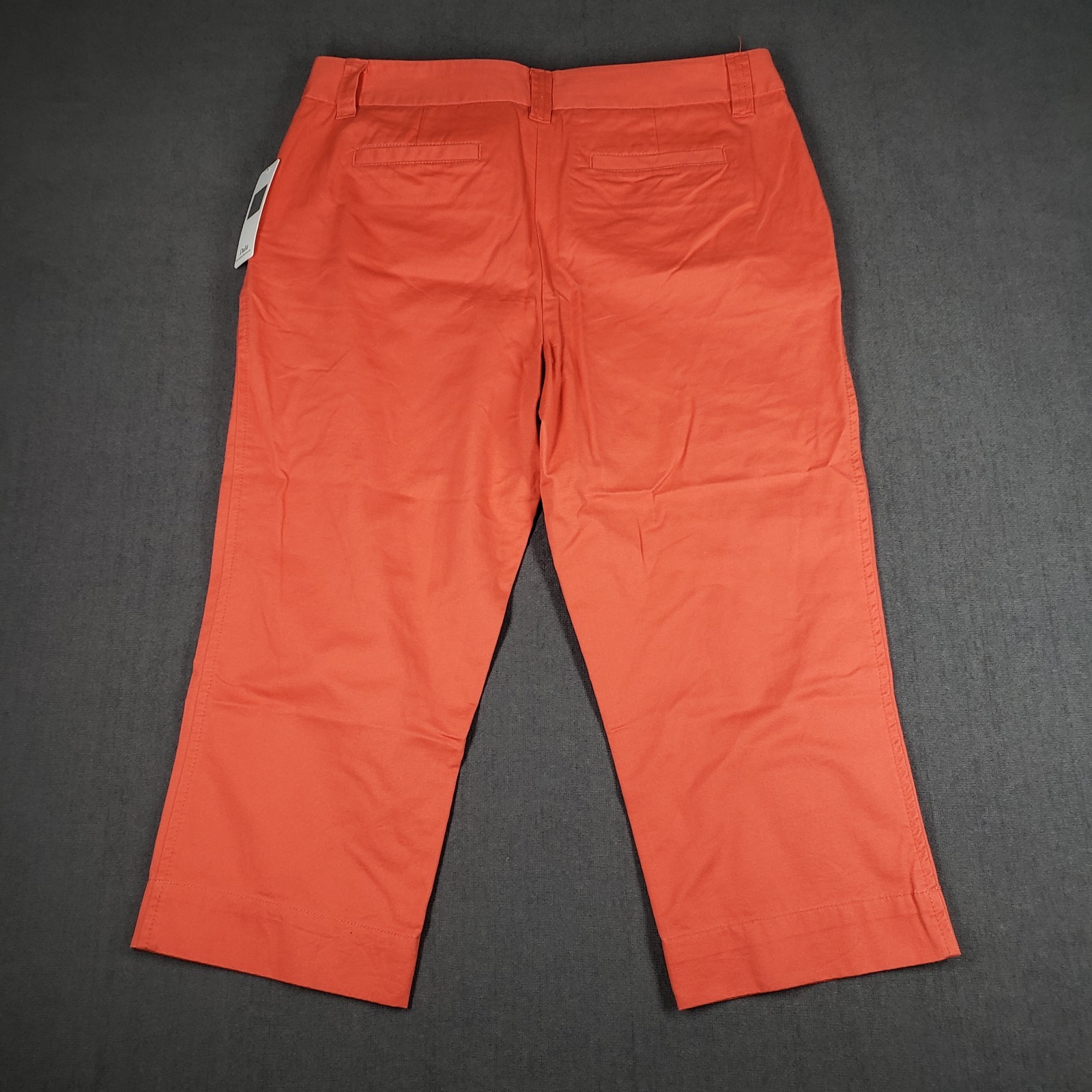 Dalia Collection Capri Womens 12 Orange/ Peach 100% Cotton NWT