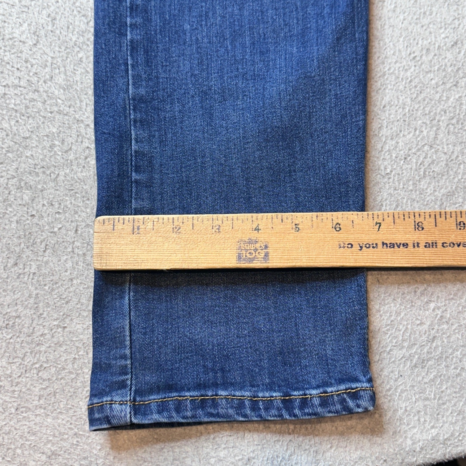 Levi’s 502 Jeans Mens 34×32 (34×29) Blue Regular Taper Medium Wash Stretch Denim
