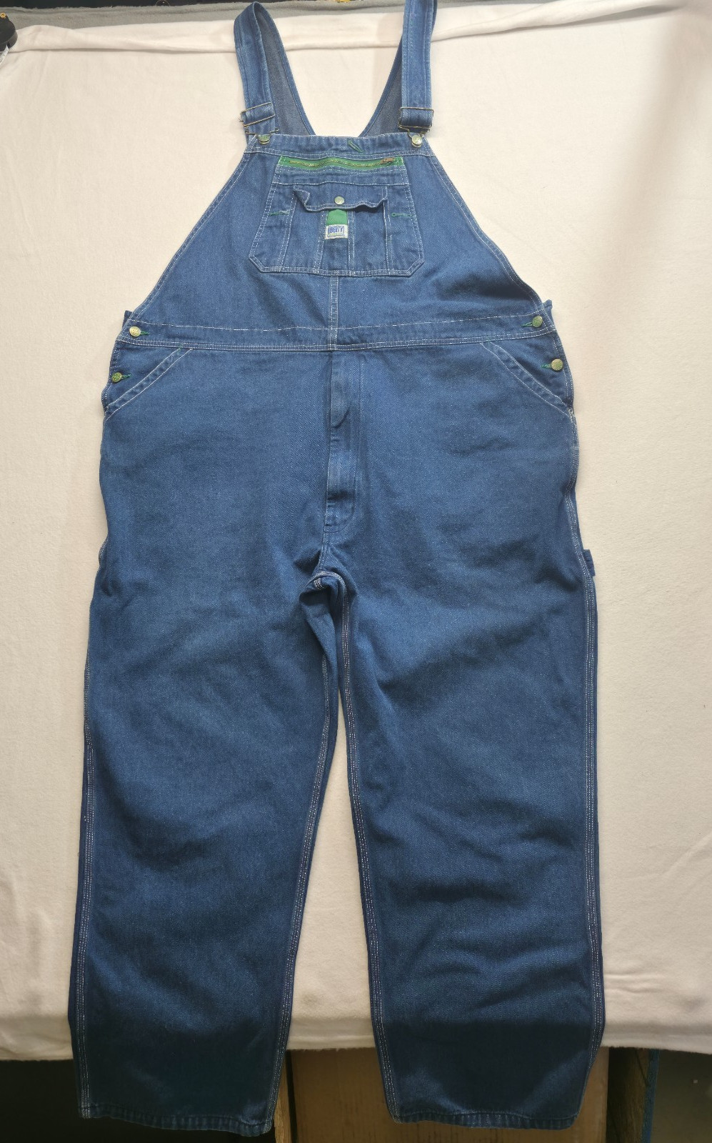 Mens Liberty Bibs Blue Denim Carpenter Overalls 100% Cotton 50 X 32