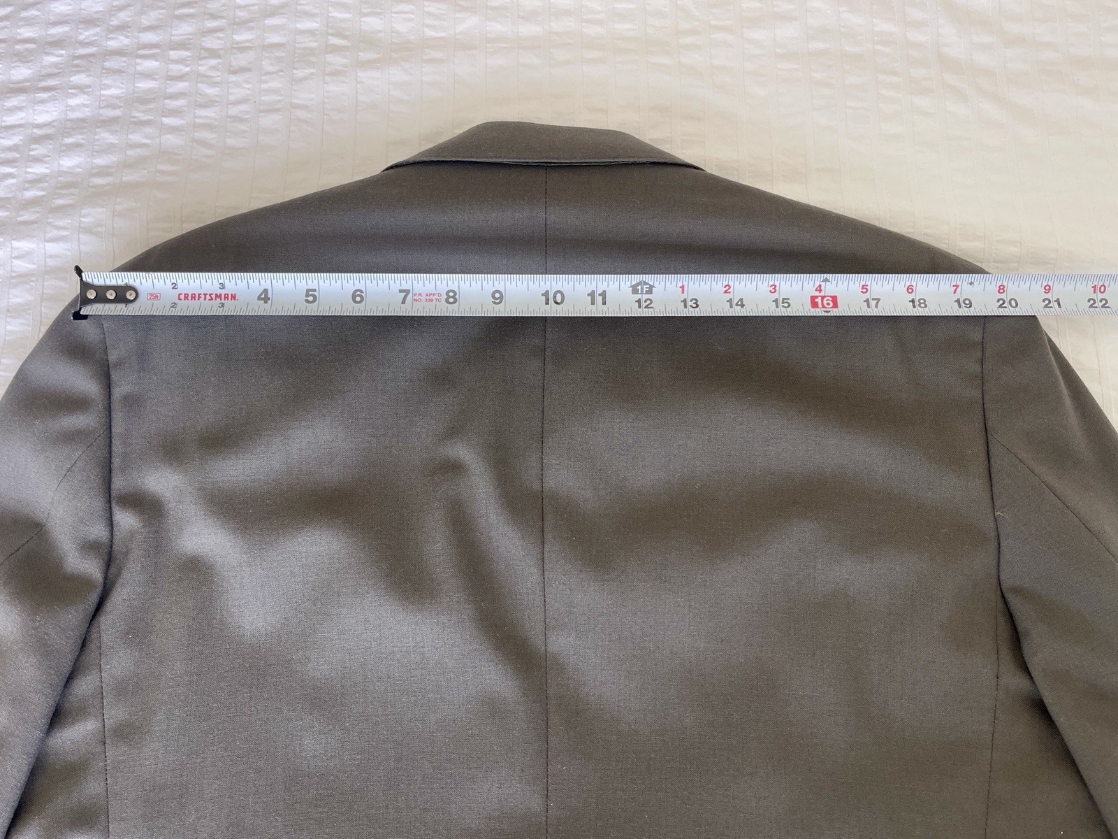 VTG Corbin Suit USA Union Made, Imported Wool, Sage, 42R, 40×31 Pant