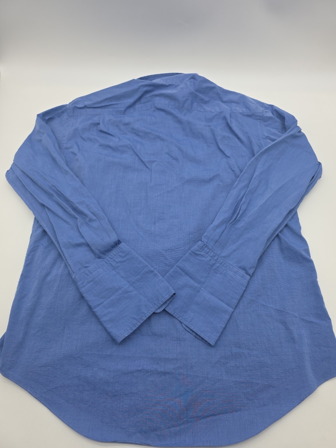 Ermenegildo Zegna Misura Button Up Shirt Men XL Blue Longsleeve.#41203