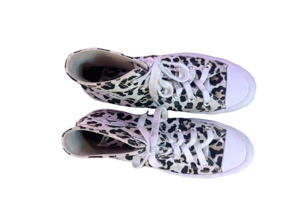 Converse Chuck Taylor All Star Lugged Leopard High Top Platform Sneakers