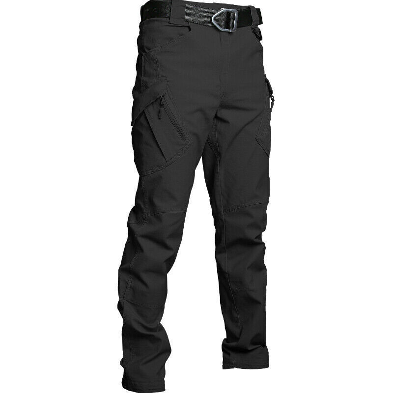 Tactical Mens Cargo Pants Waterproof Work Hiking Combat Outdoor Trousers Pants