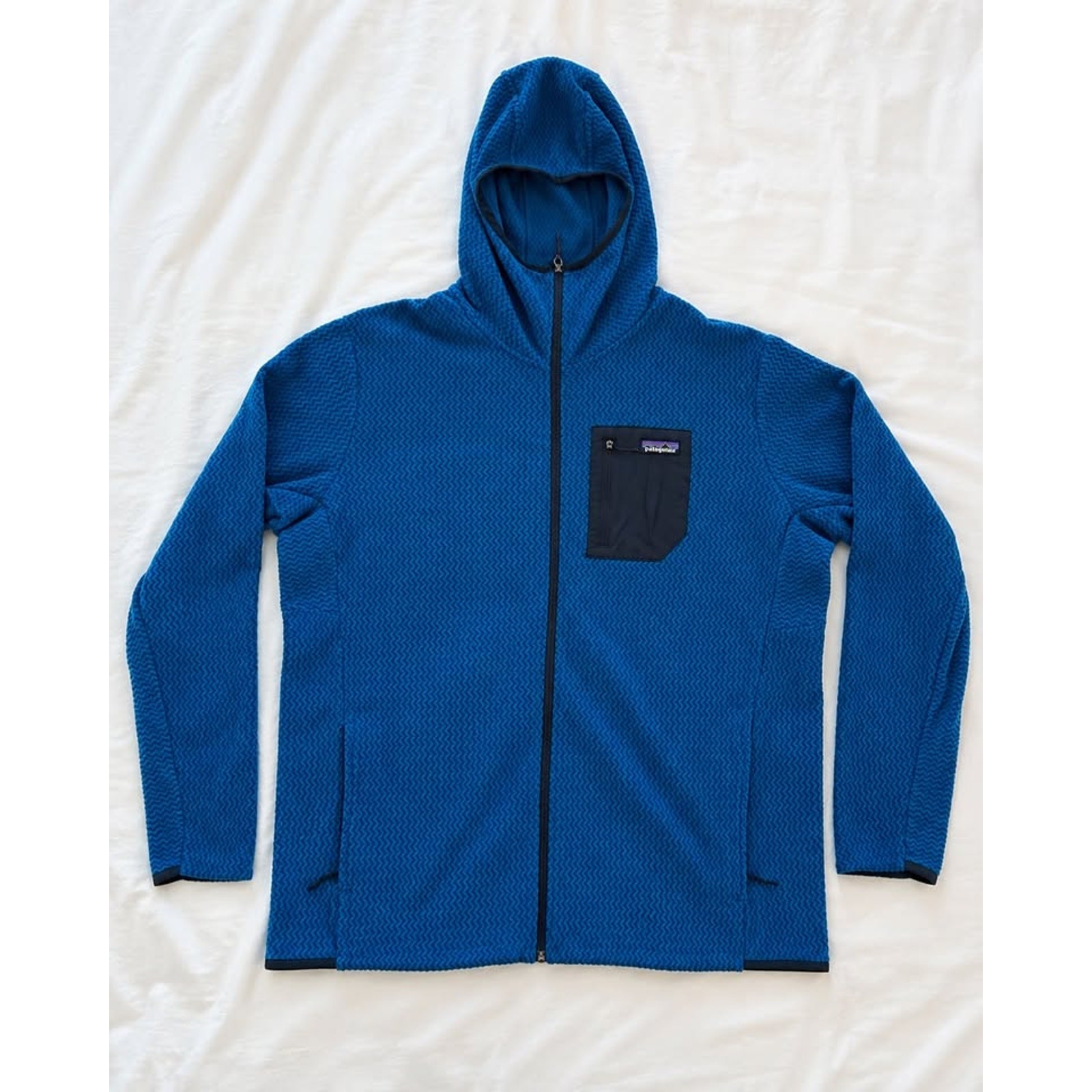 Patagonia R1 Air Full-Zip Hoody Men’s XXL Blue Fleece Jacket