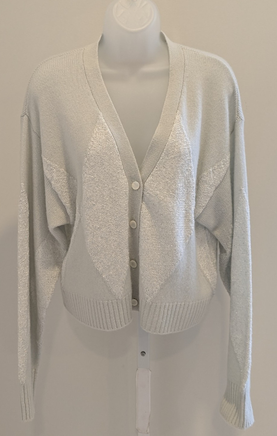 Brodie Cashmere Cardigan 100% Cashmere Cardigan Sweater Size Small