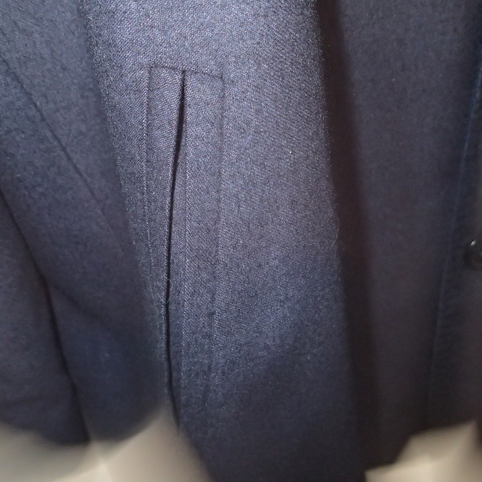 Ermenegildo Zegna Jacket Men Large ? Blue Cashmere Silk Coat Italy Preppy overco