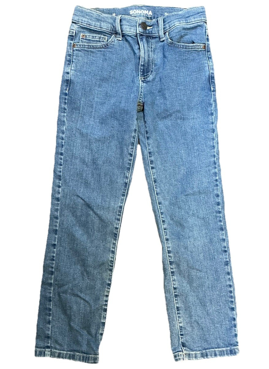 Sonoma Goods for Life Boy’s Straight Leg Blue Denim Jeans 5-Pocket