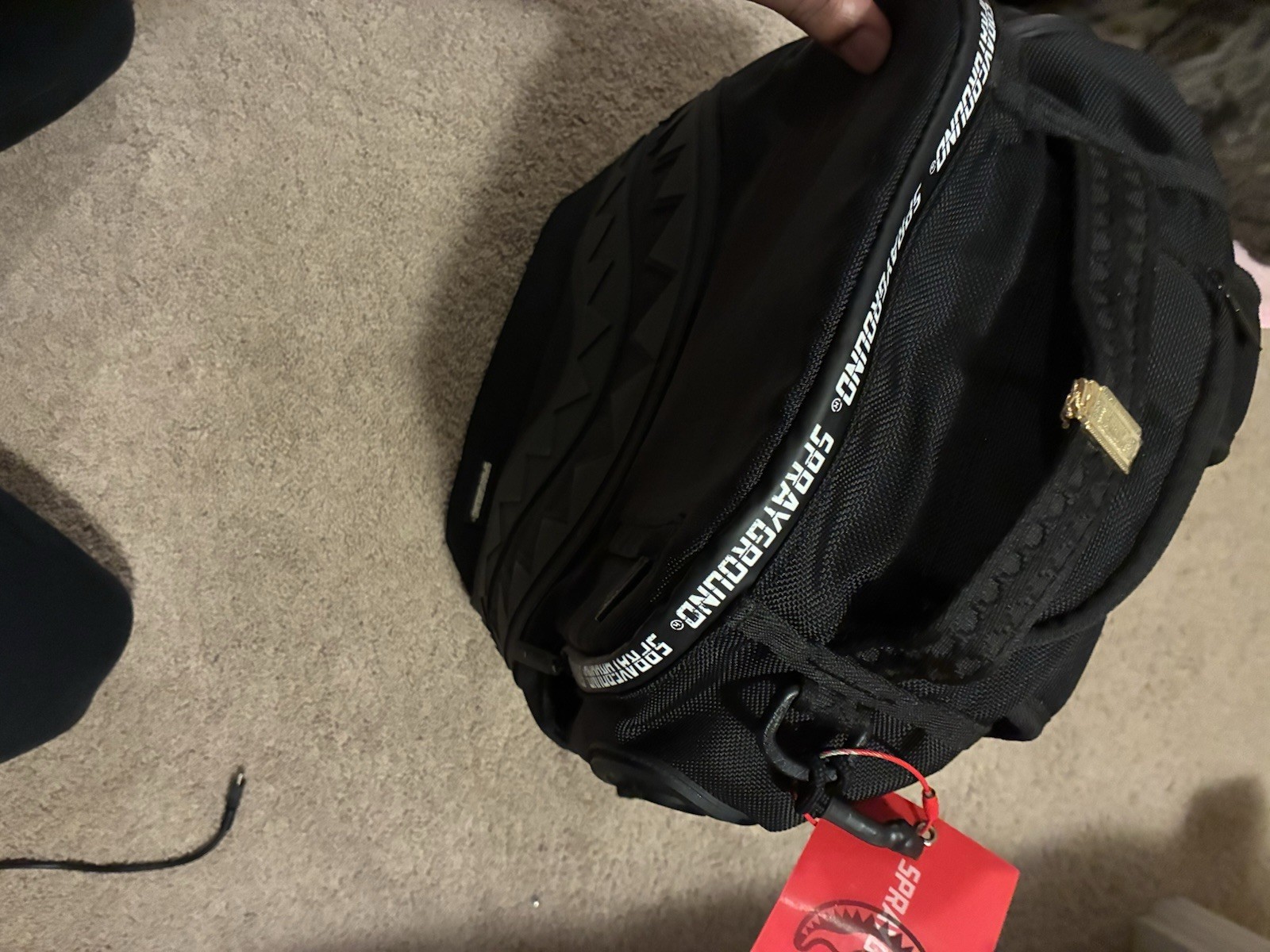 Sprayground Black Backpack