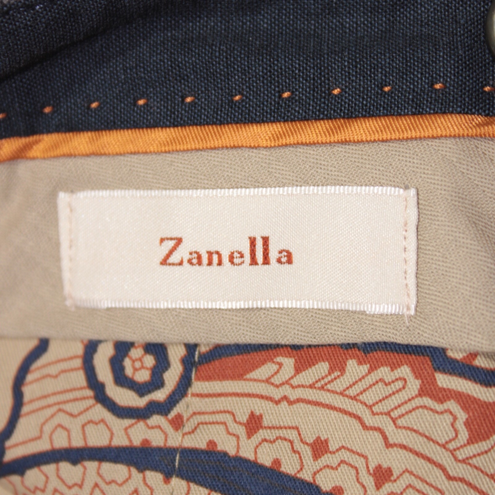 Zanella NWT Stretch Dress Pants Size 35 US Noah In Gray Melange Wool Blend