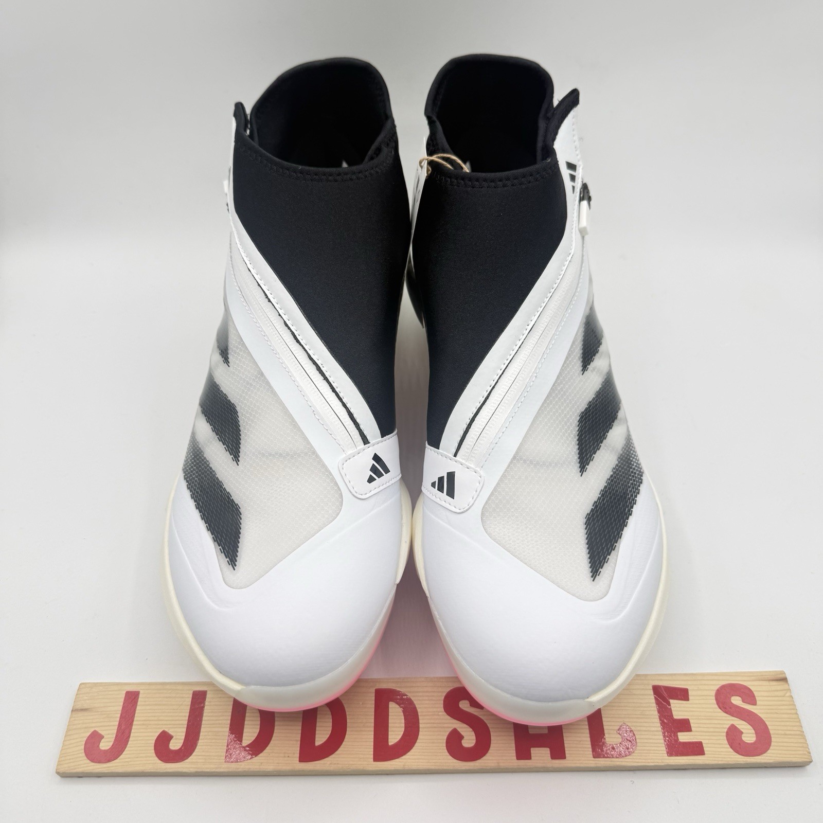 Adidas Adizero Impact+ Baseball Cleats White Black Pink IF3352 Men’s Sz 12.5 NWT