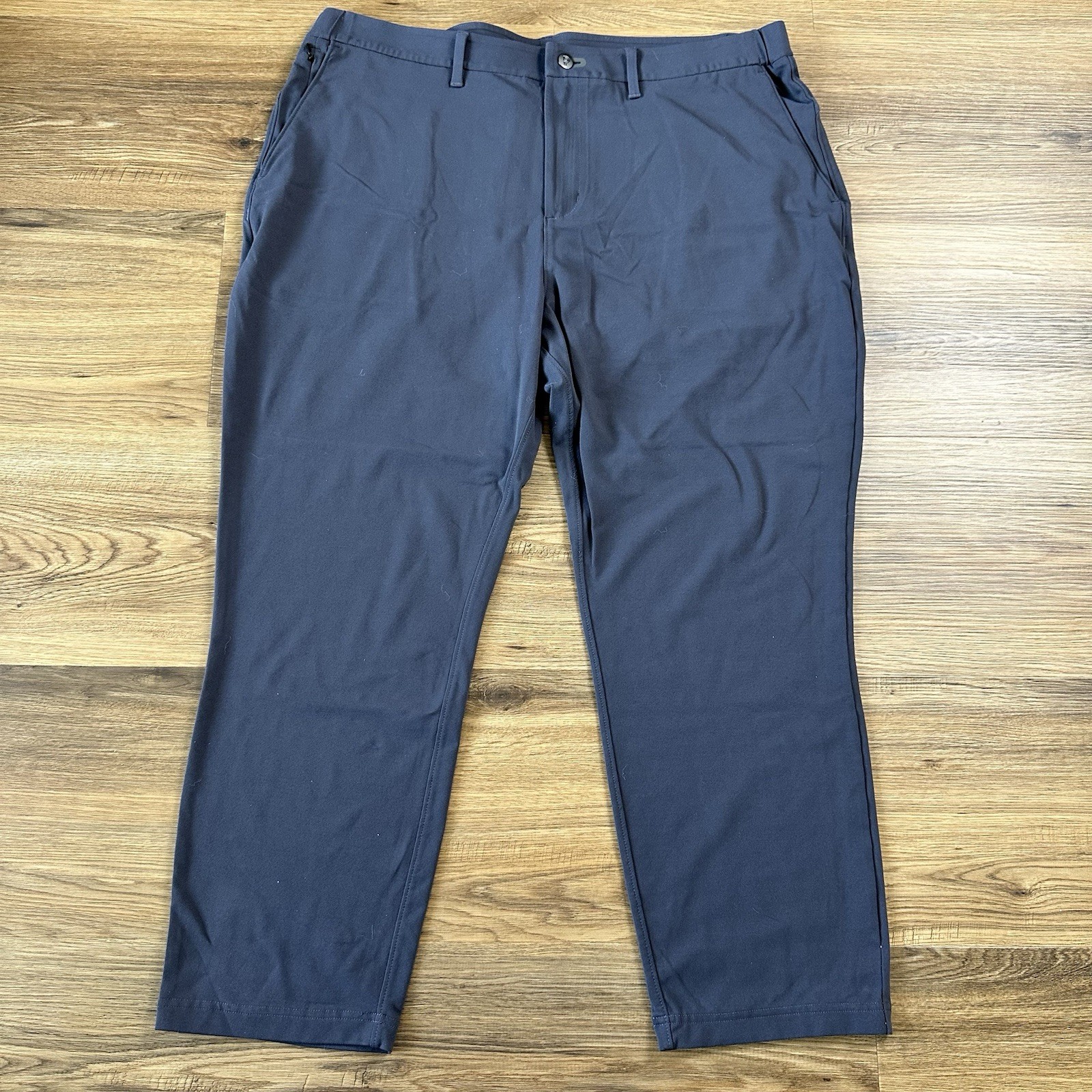 Public Rec All Day Every Day Pants 5-Pocket Navy Blue Mens 40×28 Nylon Stretch