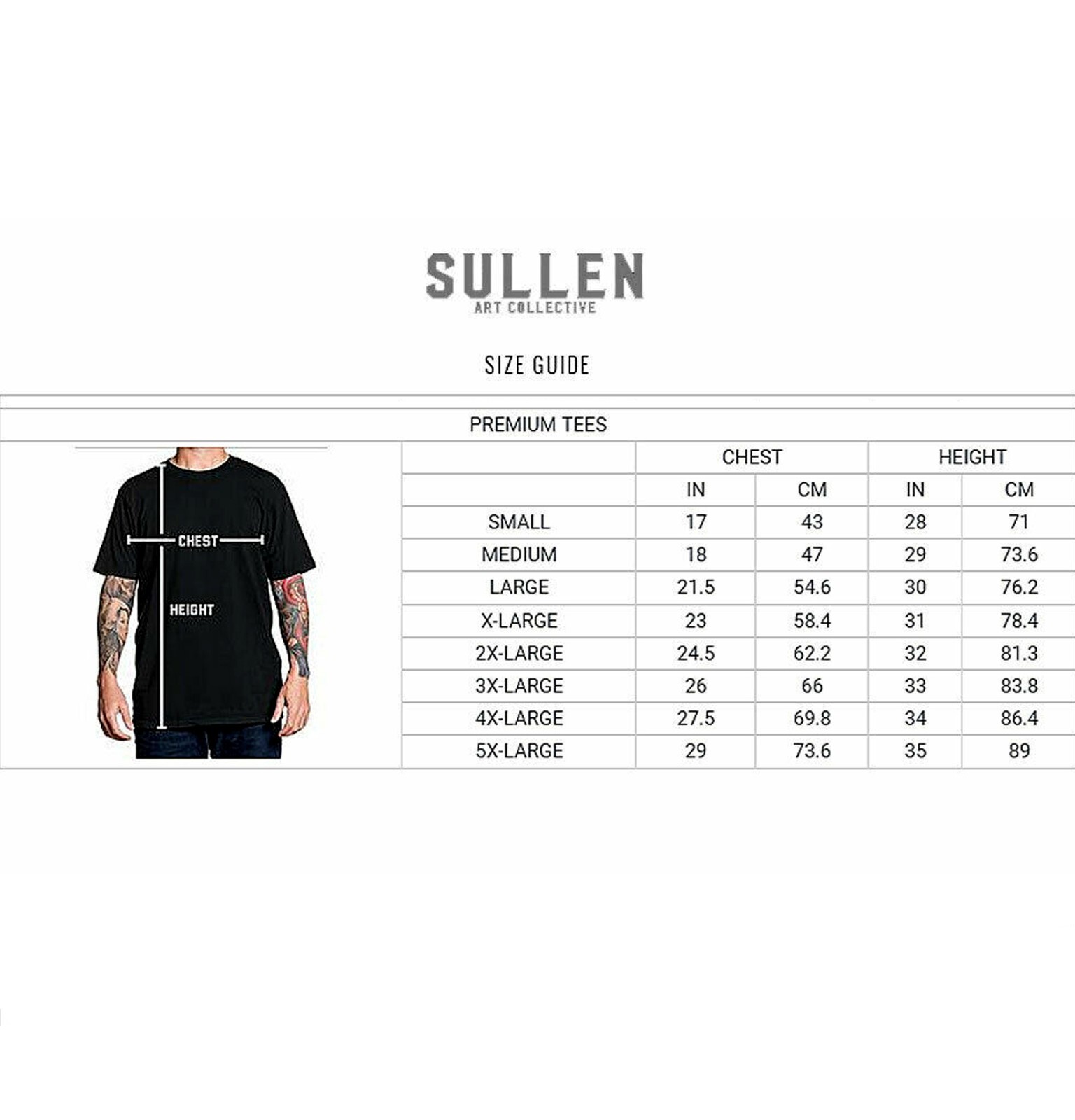 Sullen Ever Premium SCM5398 Graphic Tattoo Sleeveless Men`s Tank Top | 3 Colors