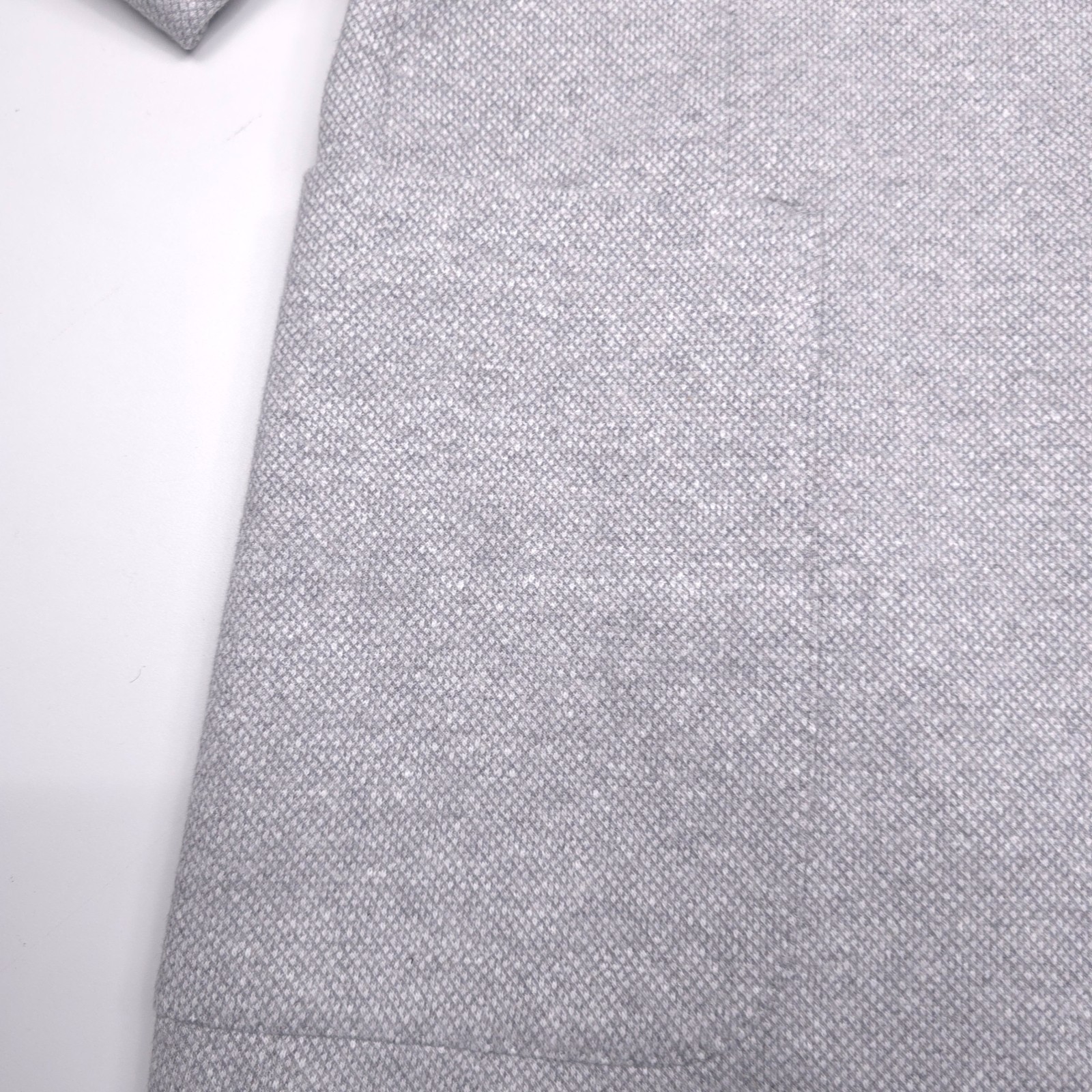 Bloomingdales Jersey Unstructured Sport Coat Mens 46R Gray Linen Blazer Jacket