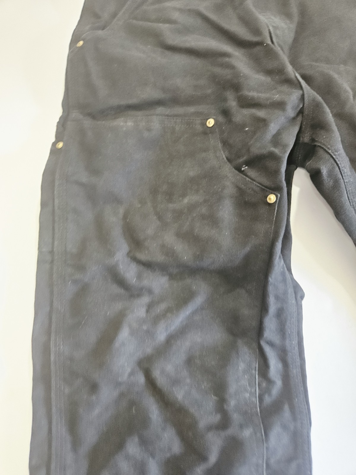 Carhartt B01 BLK Double Knee Work Pants Mens Great Condition See Measurements