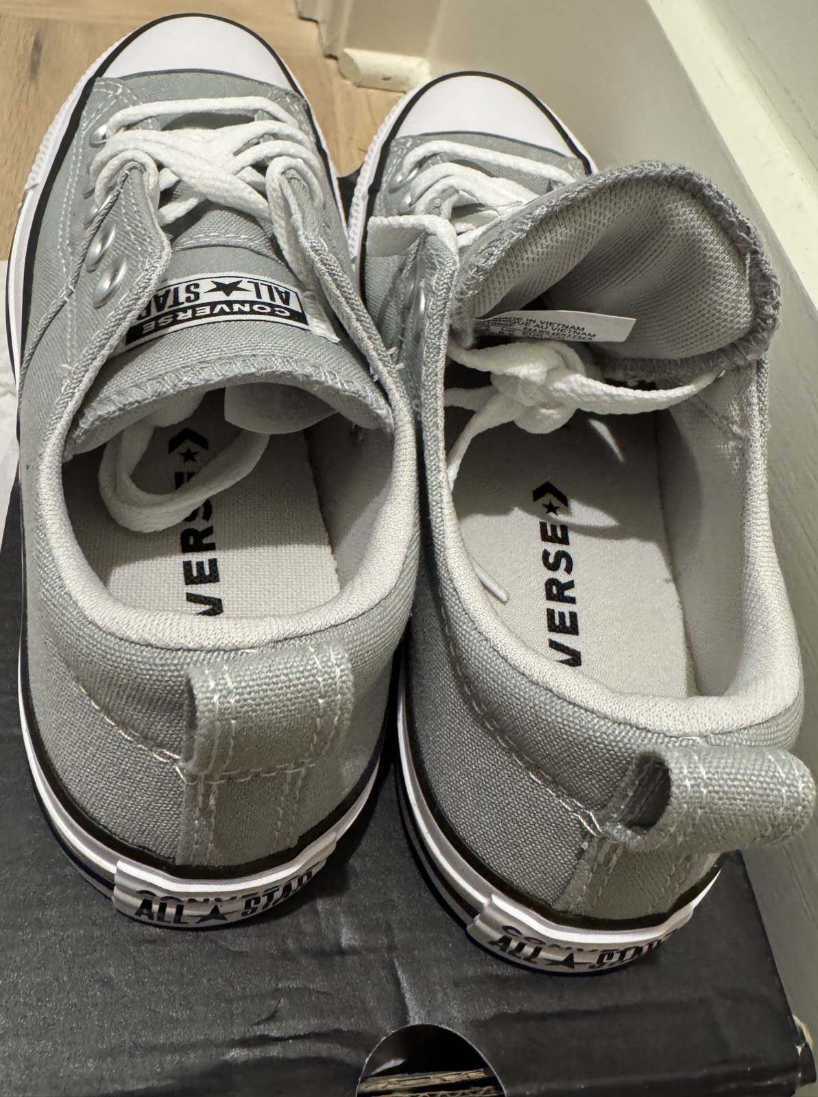 NEW Converse CTAS Madison OX Women’s 7.5 Ash Stone Gray NIB Lo Top