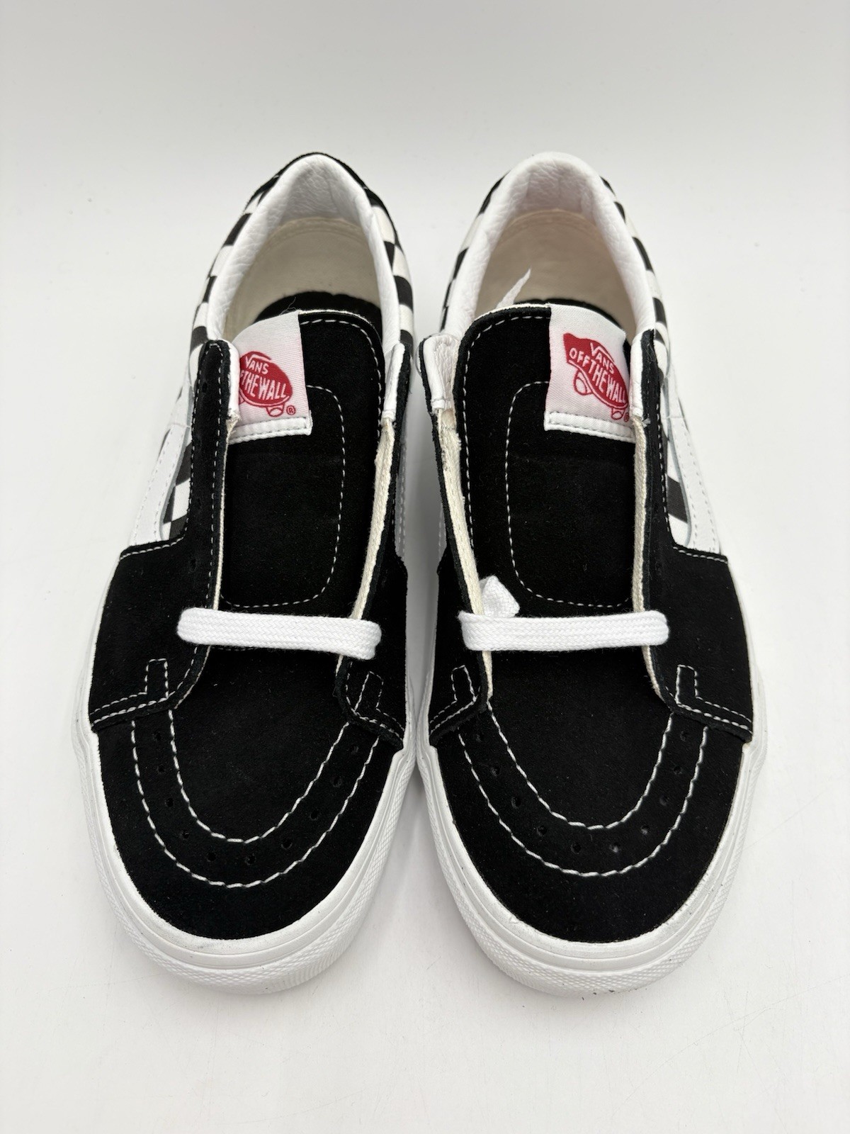 Vans Men’s Sk8 Low Multiple Sizes Checkerboard Black |VN0A4UUK4W7|