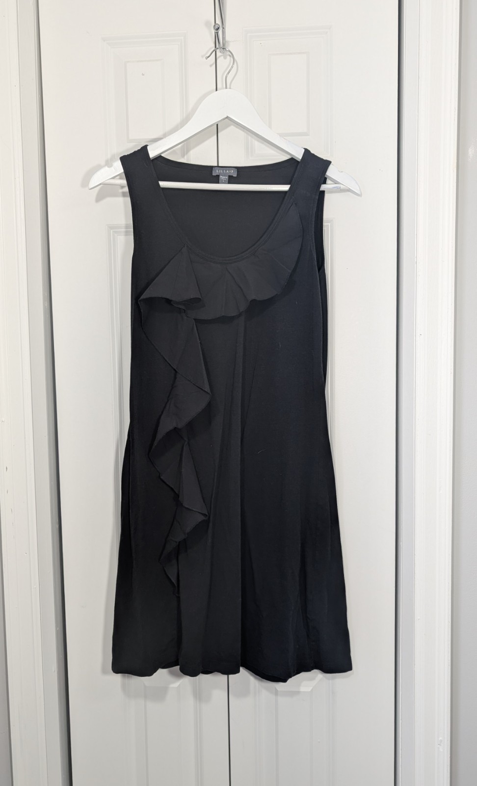 Lilla P Women’s Size Large Black Tunic Mini Dress